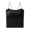 2025 New Summer Plus Size Backless Cami Tank Top with Breast Pads – All-in-One Bandeau Lingerie for Women