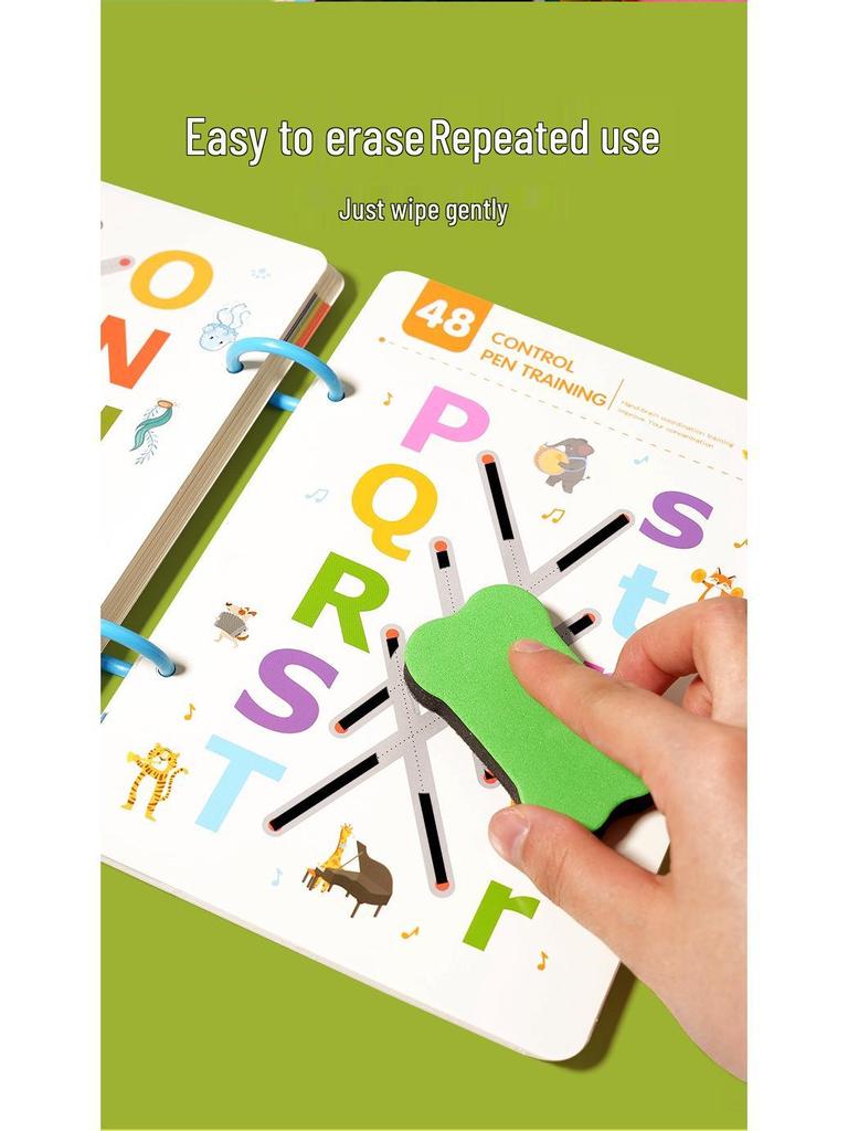 Erasable Pen Control & Concentration Puzzle Toys for Early Education In Kindergarten.