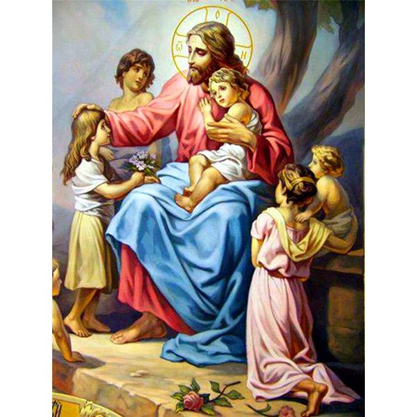 5D Diy Portrait Diamond Painting Jesus Religion Full Diamond Embroidery Cross Stitch Mosaic Christianity Kits Wall Art Decor