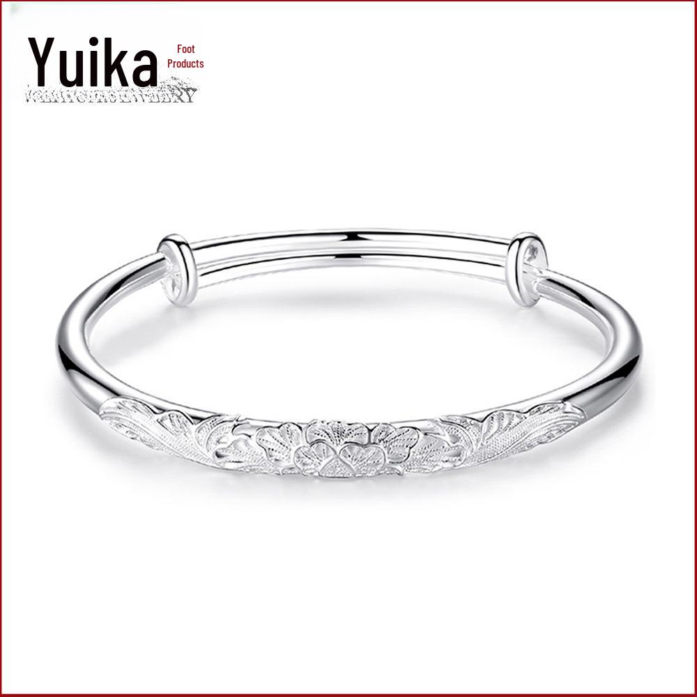 

2021 Phoenix Filigree Copper Silver-Plated Bracelet: Trendy Women s Hand Jewelry
