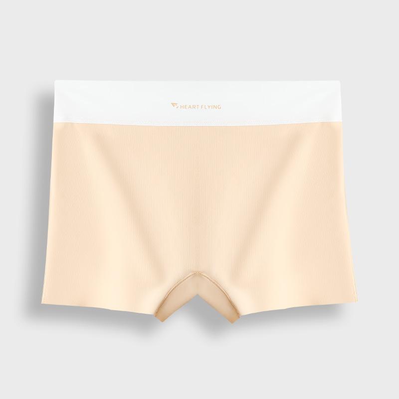 

Women s Spring and Summer New 10A Antibacterial Ice Silk Traceless Pure Cotton Anti Glare Sports Briefs XL тілесний