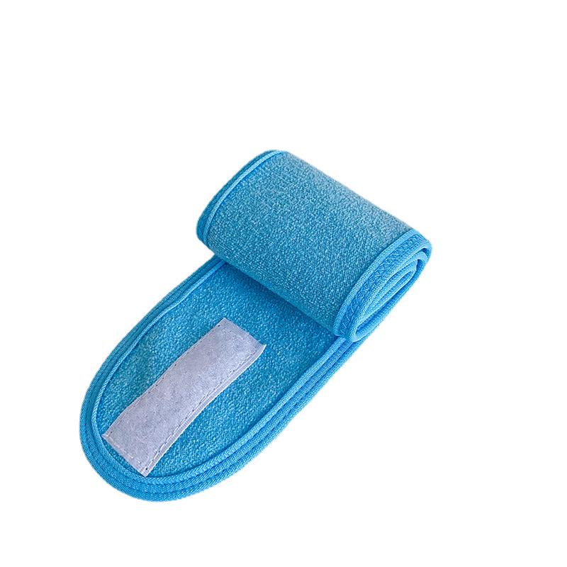 Bandeau SPA Européen & Américain à Velcro - Bandeau Anti-Transpiration et Respirant pour le Sport et le Post-Partum pour Femme, Accessoire Capillaire Tricoté