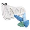 Food Grade Dessert Mold Heat Resistant Silicone 3D DIY Leaf Shaped Cake Dessert Mold Decoration Kitchen Supplies