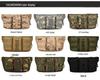 Tactical Camouflage Waterproof Fanny Pack for Outdoor, Cycling, and Mountaineering with Three Compartments