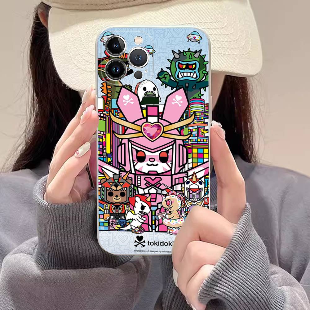 Japan Tokidokis Phone Case For iPhone 17 16 15 14 11 12 13 Mini Pro XS Max Plus Funda Shell