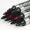 12Pcs Heavy Duty Oil Based Markers Water Resistant Permanent Marker 0.7mm Tip For Industrial Packaging Disc Labeling