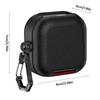 PU Leather Earphone Cover For Samsung Galaxy Buds 4/Buds4 Pro Soft TPU Protection Shockproof With Carabiner Phone Stand Cases