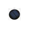 5.5V Round Solar Panel DIY Lights Toys 8cm 0.07A Polycrystalline Drip PV Panel 0.45W Solar Panel Module Outdoor Power Generation