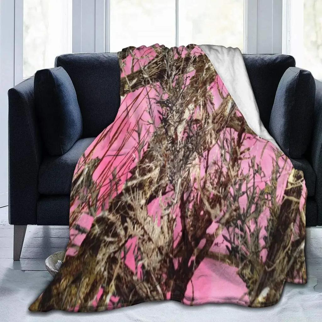 Coperta Mimetica Real Tree Camo in Flanella per Tutte le Stagioni Militare Popolare Calda Plaid per Letto Divano Biancheria da Letto Plaid Misura King Size