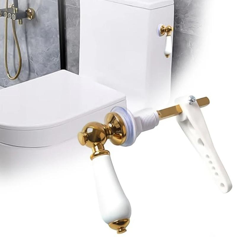 Ceramic Handle Split Toilet Wrench Ergonomic Grip Designs Ceramic Toilet Handle Spanner Tool for Universal Toilet Tank