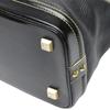 LOUIS VUITTON Suhari Lockit PM Handbag Calfskin Noir (Black) Women M91875 Used