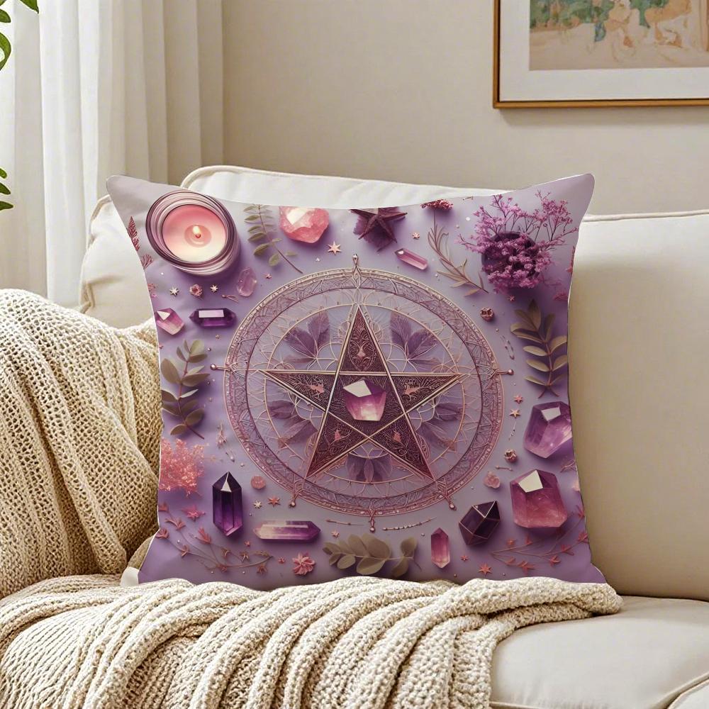 Line Art Midsummer Day Print Beautiful Art Cushion Cover Linen Pillowcase Soft  for Sofa Bed Home Room Decor