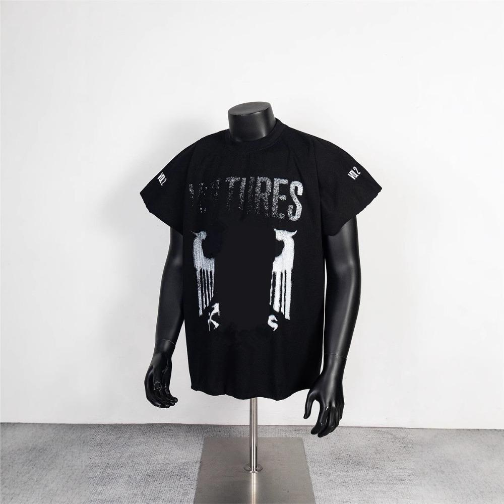 ZYLLO Modă Casual Negru Alb Tricou Bărbați Femei Tricou Oversized