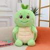 Fluffy Persimmon Tortoise Plush Toys Marine Animal Animal Sea Turtle Pillow  Children Gift