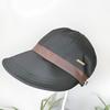 Spring and summer large brim vinyl sun hat UPF + UV protection Velcro adjustable hat circumference sun protection hat