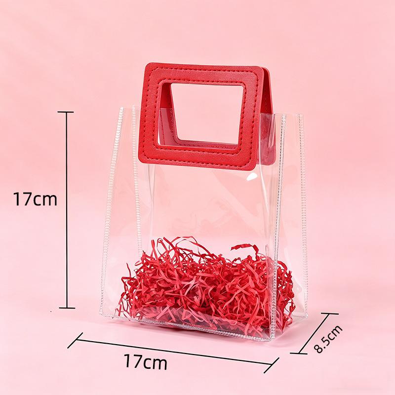 PVC Transparent Laser Tote Bags for Wedding Favors - Plastic Packaging Bags