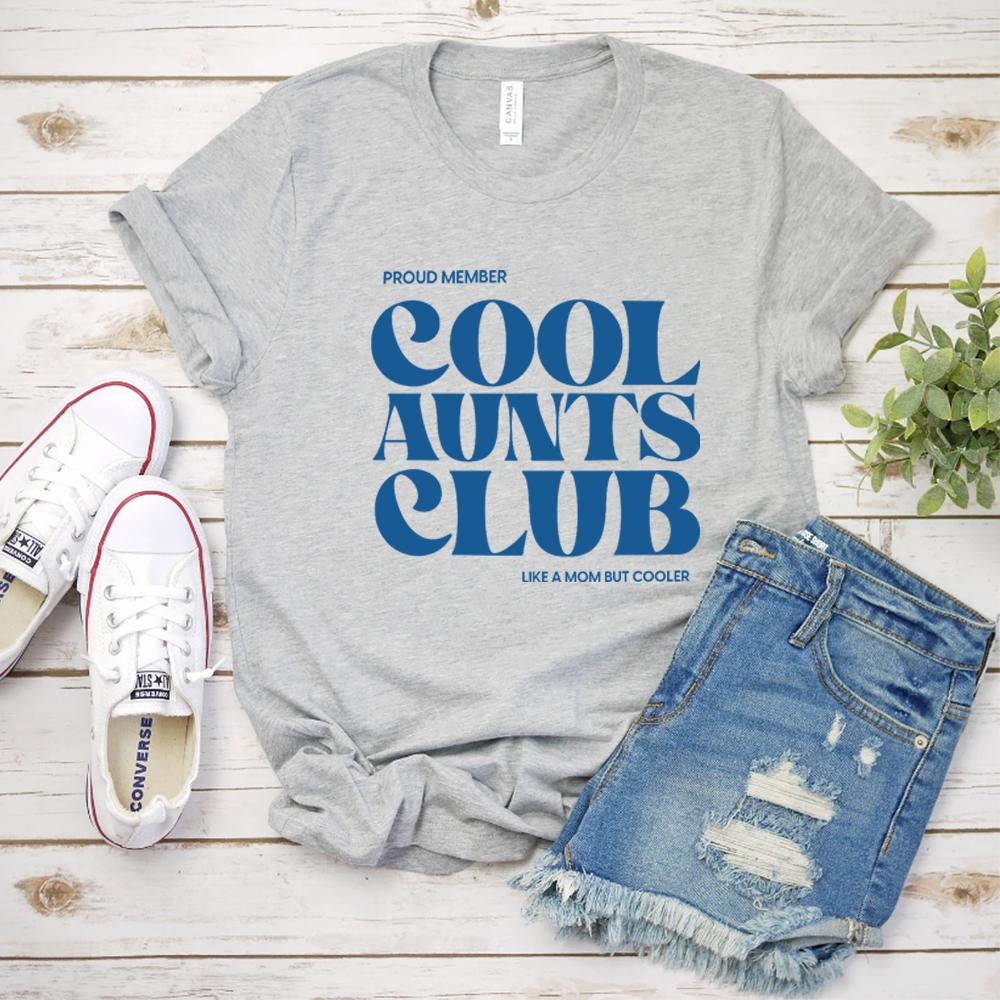 

Футболки с графическим принтом Cool Aunts Club Футболки Cool Aunts Club Футболки Cool Aunts Club, перешедшие в категорию Aunt Подарки для будущих теть Женская одежда S серый