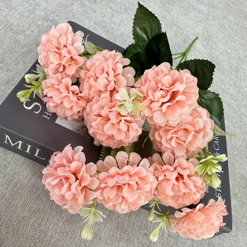 Faux Flower Basket With Prosperity Theme For Event Wedding And Home Decor