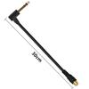 Instrument Cable Double Shielding Strong Right Angle Cable 6.35mm Male to Female Cable for Earphones Cameras