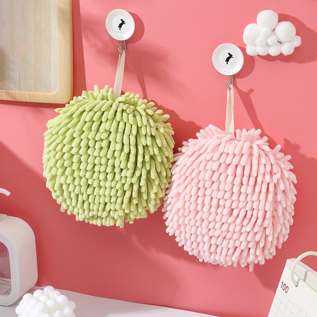 Chenille Hand Towel Microfiber Handball for Bathroom and Kitchen Quick Drying Strong Absorbent Designing Multiple Color