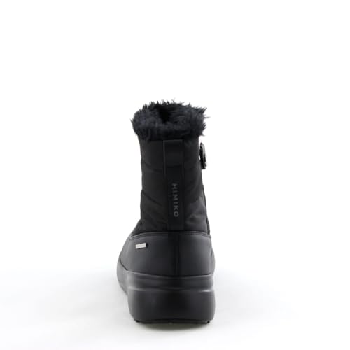 Warm, cold-resistant, water-repellent, snow-resistant, and easy to walk in, HIMIKO Himiko Fur Snow Boots 657401 Black, Size M