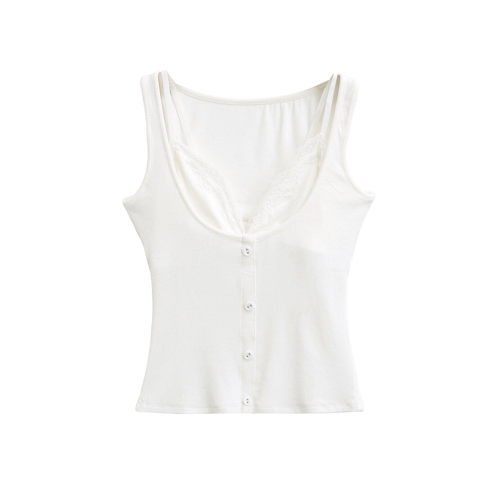 Kardashian 2025 Summer Lace Camisole & Slimming Two-Piece Set Small