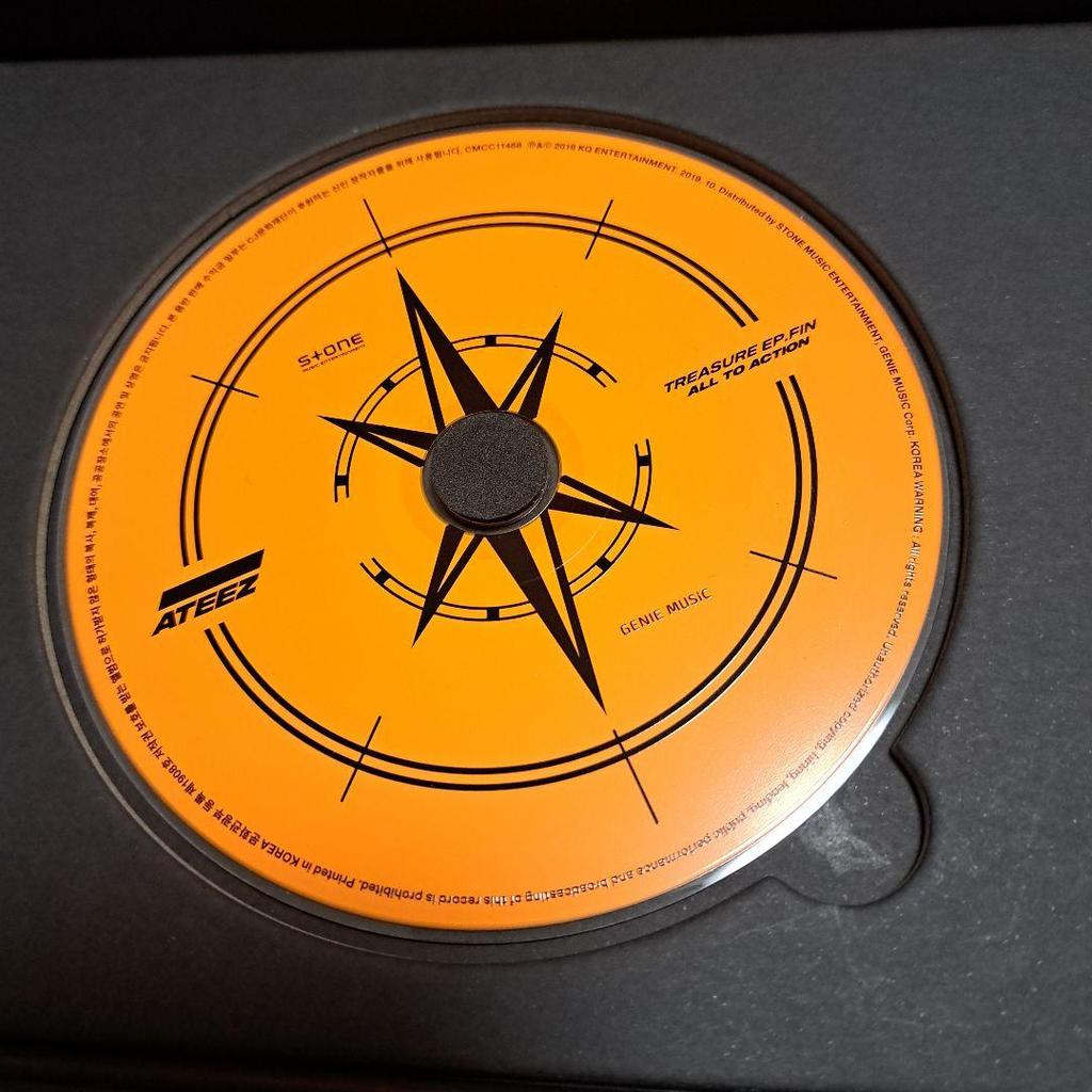 USED] ATEEZ EP.FIN 1st anniversary edition CD – купить по низким