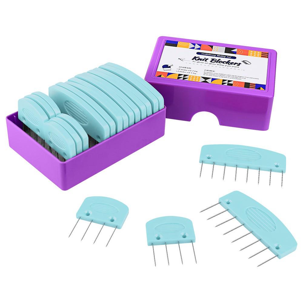 Knitting Tools: Sweater Scarf Shaping Pin & Safety Needle Set