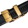 Mens Fashion Novelty Belts Antique Golden Scorpion Belt Buckle Automatic Buckle Ratchet Belt