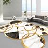 Luxury Gold Special-shaped Carpet Living Room Decoration Home Kids Bedroom Carpets Non-slip Washable Floor Mats Large Area Rug