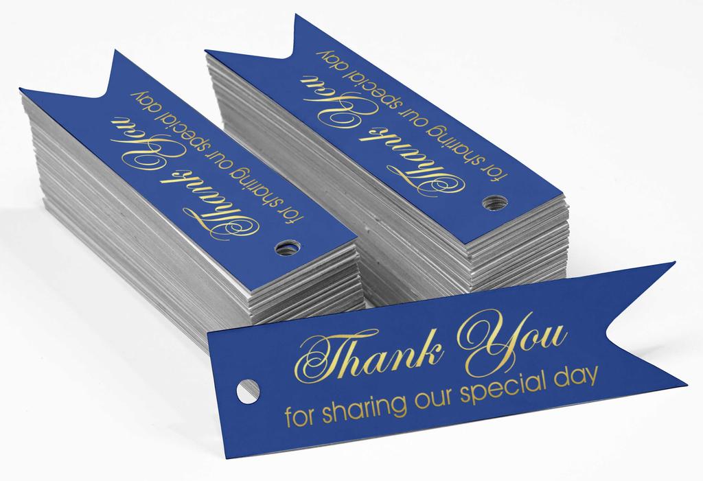 Inkdotpot Gold Foil Paper Hang Tags Thank You For Sharing Our Special Day Bridal Shower Favor Tags 100
