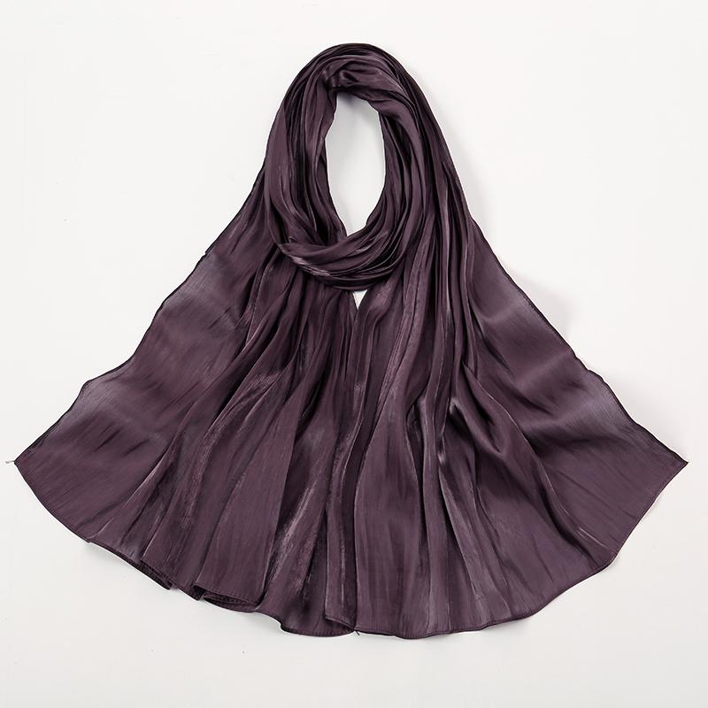 New Shimmer Silk Hijab Scarf For Women Muslim Shawl Abaya Silk Hijab Abaya Hijabs For Woman Jersey Head Wrap Scarf Islam Turban