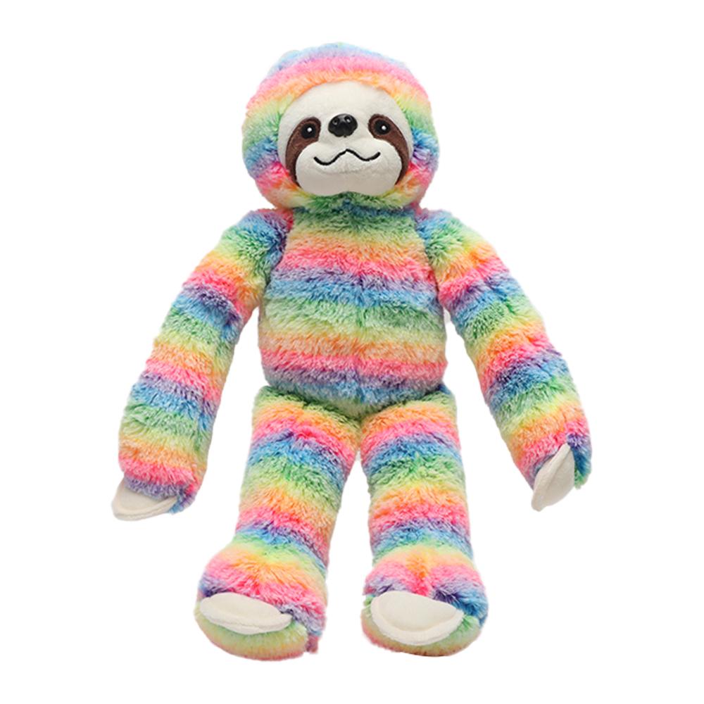 40 cm Regenboog Luiaard Pluche Speelgoed Zachte Gevulde Kleurrijke Luiaard Poppen Film Knuffeldieren Verjaardagscadeaus Speelgoed Voor Kinderen Woondecoratie 40cm
