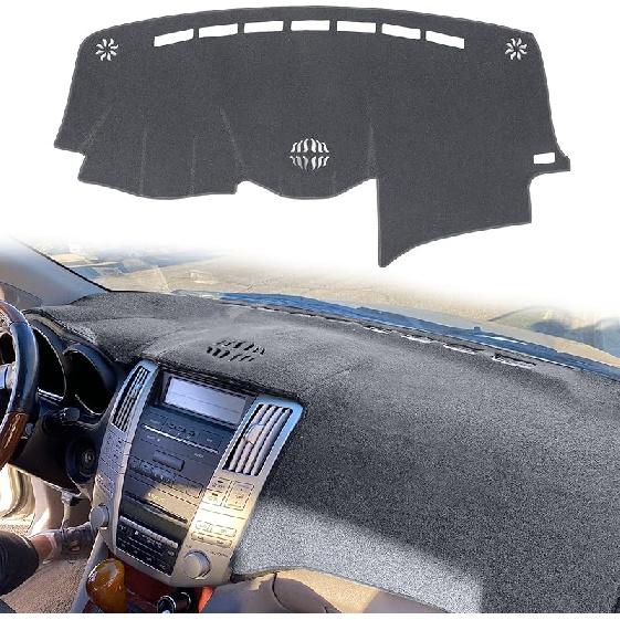 Dash Cover  Fit For 2004-2006 Lexus RX330,2007-2009 RX350, 2006-2008 RX400H,Dashboard Cover Mat Pad With Center Speaker Holes(Beige)