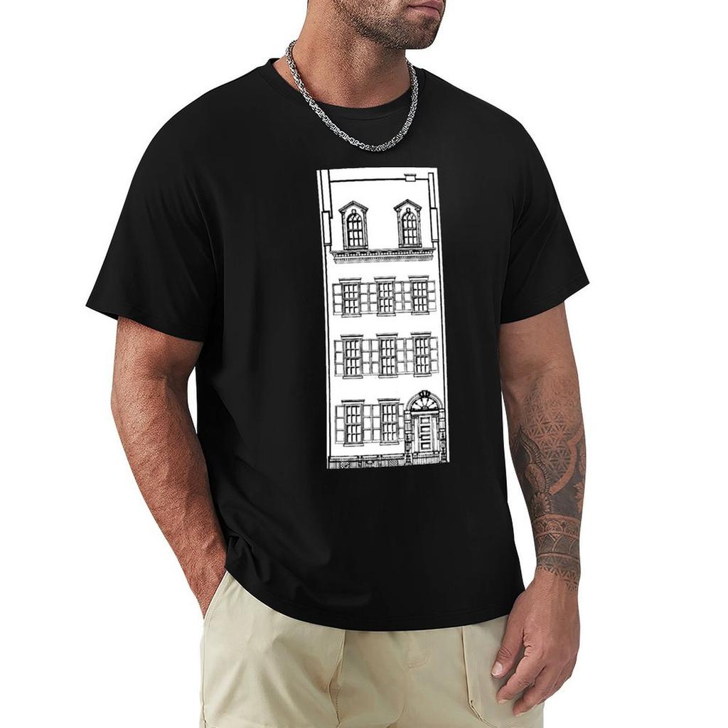 1832 Merchants House Facade TShirt cute clothes customs valentines clothes anime t shirts men graphic t shirts