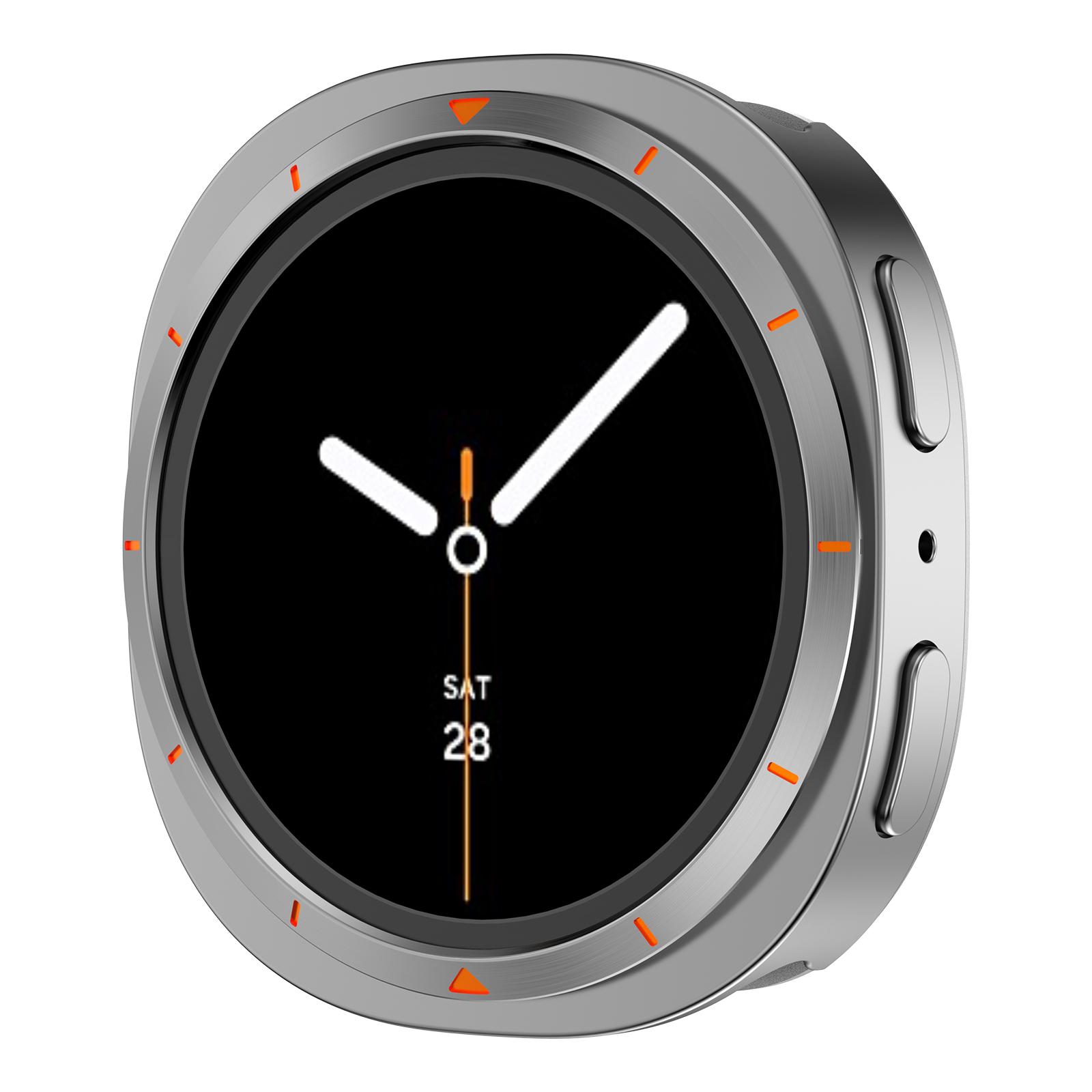

Metal Case for Samsung Galaxy watch 8 44mm 40mm Stainless Steel Protective Cover Rugged Bumper Shell Galaxy Watch 8 Protector Galaxy watch 8 40mm