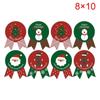 Gift Package Sealing Badge DIY Decoration Sticker Christmas Sticker Paper 80pcs/10sheets