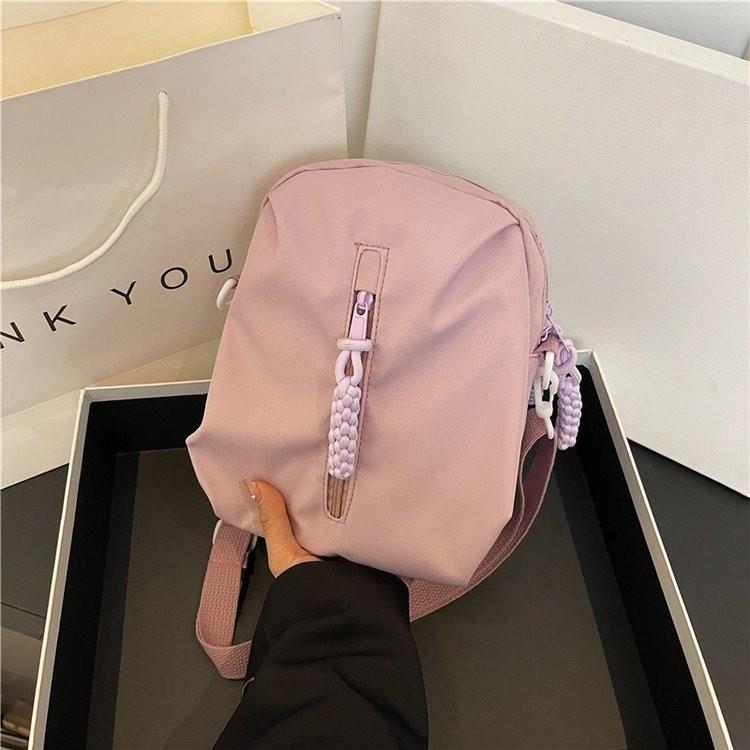 

Cute Stylish Crossbody Bag For Girls With Large Capacity Soft Transparent Design рожевий