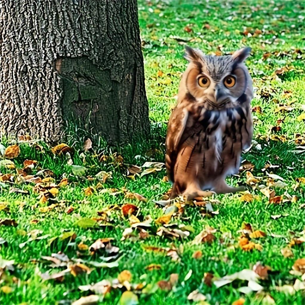 Realistische Eulen Gartenspieße Wasserdichte Hofschilder Pflanzenpotttöpfe für Außenbereich Terrasse Rasen Außen Dekorationen
