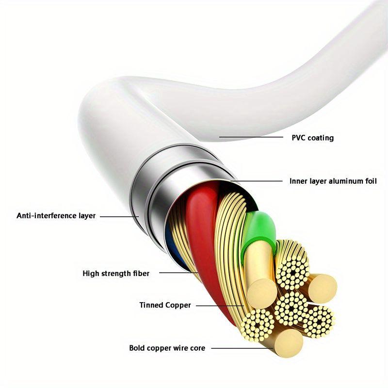 2-in-1 Data Cable 15W Charging Cable Compatible with MICRO To TYPE-C Interface