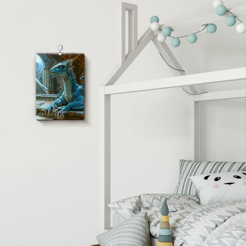 Dračí nástěnný kalendář – Ilustrace se svátky