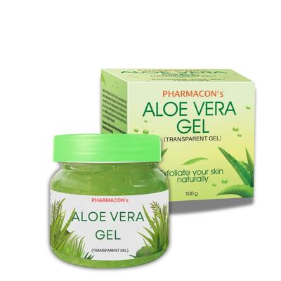 MEDIORBIT Pure Aloe Vera Gel 100gm Organic & 100% Pure Soothing Moisturizer for Skin and Hair | Aloevera Gel For Glowing, Hydrating, Moisturizing,