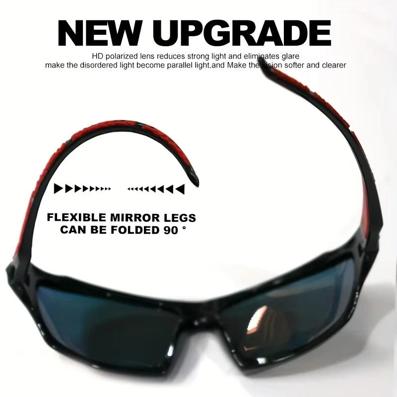 Sports Polarized Sunglasses Lightweight Night Vision Male Shades Cycling Driving Fishing Mirror Colorful Film Sunglass For Men