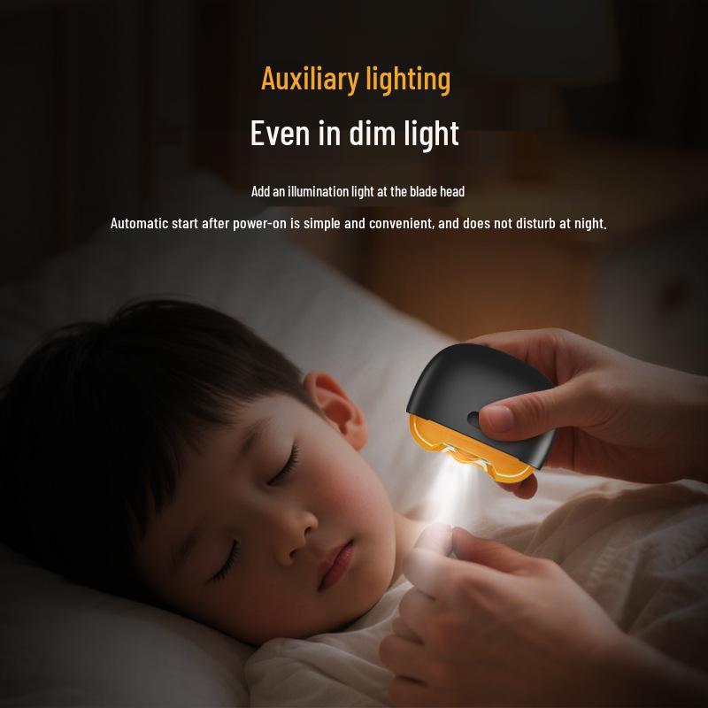 Automatic Rechargeable Nail Clipper and File for Children and Elderly