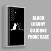 Funny Cute Cat Line Art S26Ultra Case For Samsung Galaxy S26 S25 S24 S23 S20 S21 FE S22 Ultra S25 Plus 5G Cases Soft Phone Cover