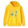 Kids Boys Girls Pullover Hoodie, Cool Retro 3D Glasses Lightning Melting Smiley Dice Print Casual Long Sleeve Hooded Sweatshirt for Daily Street Wear