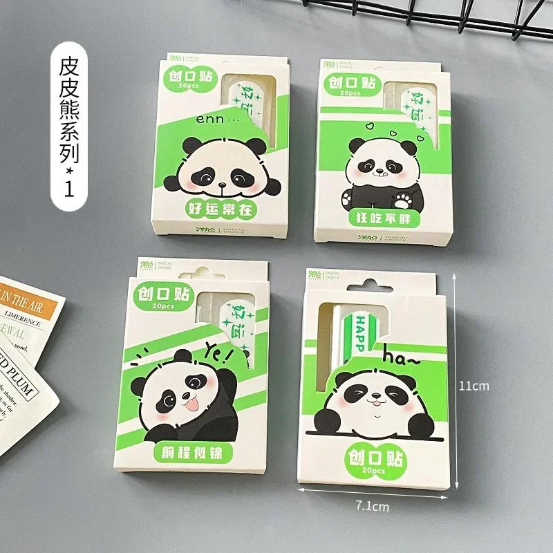 Hot 20piece Kawaii Banaids For Kids Cute Cartoon Emergency Hemostatic Plaster Patch Waterproof Breathable Dressing Adhesive Band