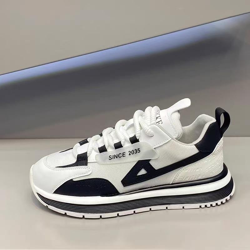 

Спортивная мужская обувь новая красочная цветовая гамма модная универсальная повседневная обувь трендовая обувь на толстой подошве сетчатая обувь обувь Форреста Гампа мужская 39