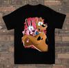 Courage the Cowardly Dog And Scooby Doo T-shirt Unisex Funny Tee VN1742