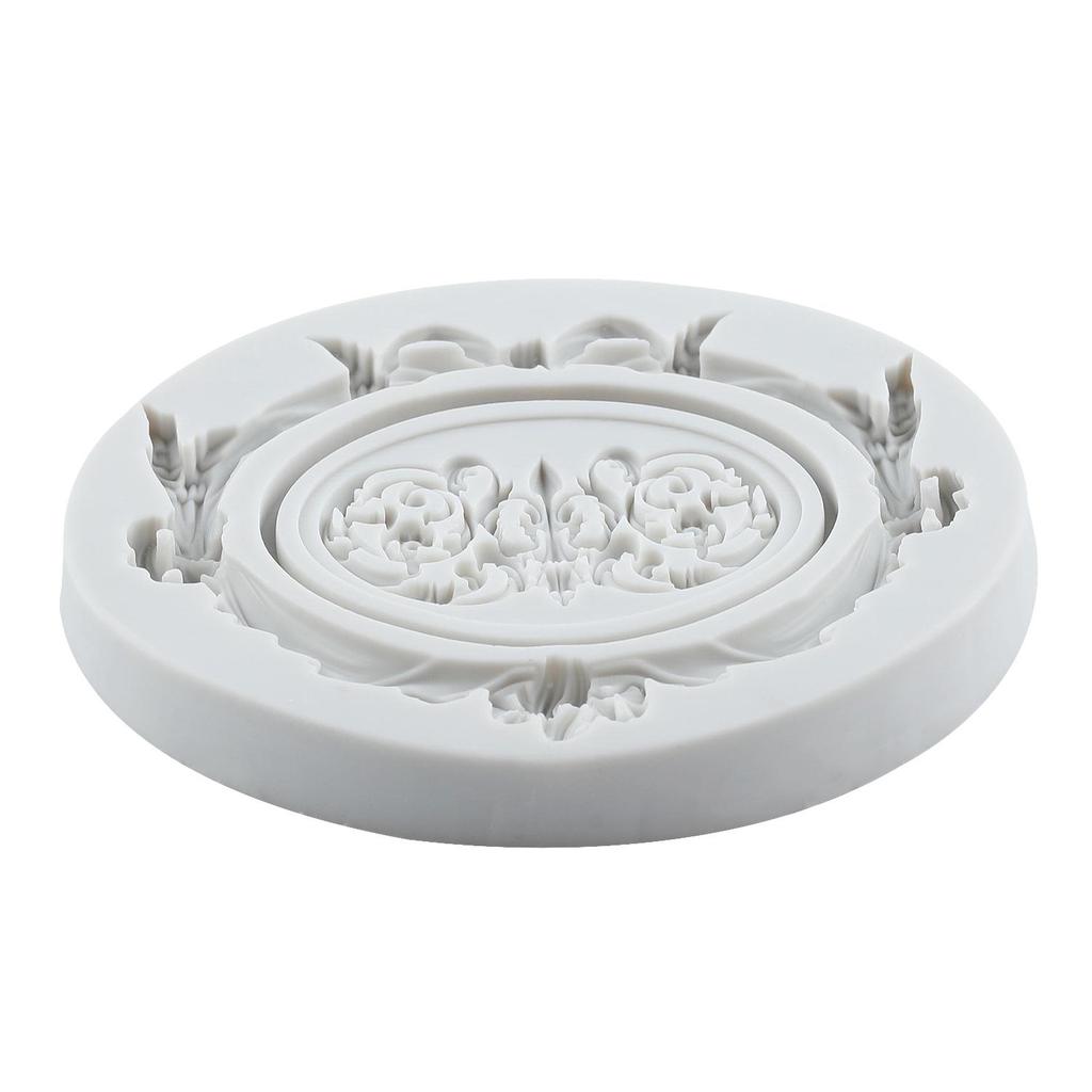 Baroque Frame Silicone Molds Picture Frames Fondant Mold Cake Decorating Tools Cupcake Topper Candy Chocolate Gumpaste Mold